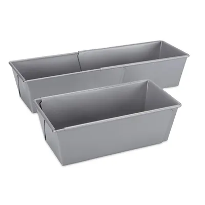 Produktbild von Kastenform 20-35 x 10,5 cm / H 7 cm Silber auszieh