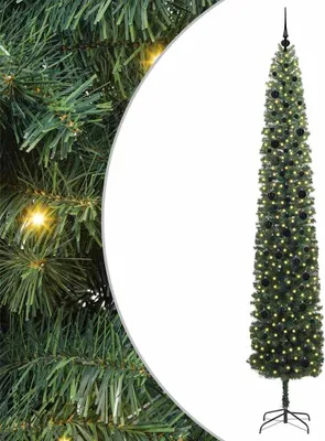 Obrázok produktu pre Umelý vianočný stromček Zelená 270 cm PVC, oceľ a plast