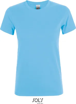 Produktbild von SOLs 01825 | Damen Regent T-Shirt / Halbgekämmte ringgesponnene Baumwolle - Farbe: Sky Blue - Größe: S