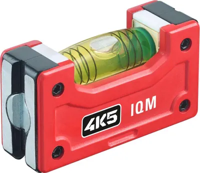 Immagine prodotto di 4K5 Tools Klein Wasserwaage IQM (Maße 71,5x40x24,5 mm, Horizontallibelle)