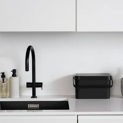 Image de Seau à compost et déchets alimentaires 5 L - noir