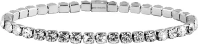 Produktbild von Akzent Gliederarmband aus Edelstahl in silberfarbig