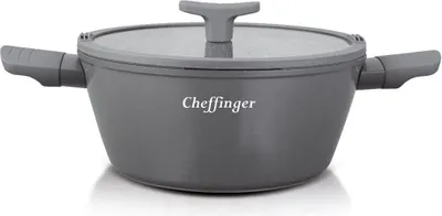 Produktbild von Kochtopf mit Sieb und Ausgießer - 28cm