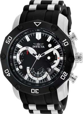 Produktbild von Invicta Pro Diver - SCUBA 22797 Herrenuhr - Quarzwerk - Edelstahl mit schwarzem Zifferblatt - 50 mm