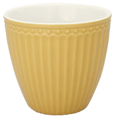 Produktbild von Greengate Alice Latte Cup honey mustard 0,3 l