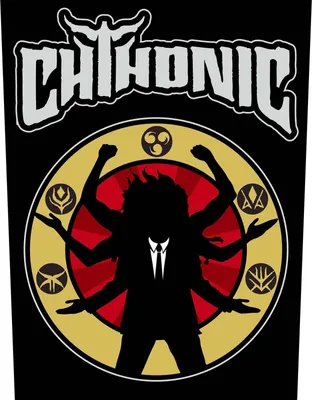 Image de Chthonic - Patch "Deity" à coudre RO9469 (Taille unique) (Noir)