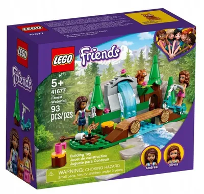 Produktbild von Lego Friends 41677 Waldwasserfall-Mit Minifiguren Und Abenteuer Für Kinder
