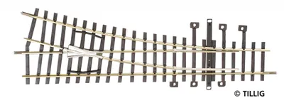 Produktbild von Tillig 82321 Weiche rechts, Länge 185 mm