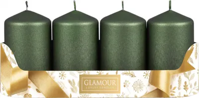 Obrázok produktu pre Nohel Garden adventná sviečka PEGAS STRUKTUR poškriabaná d5x9cm 4ks