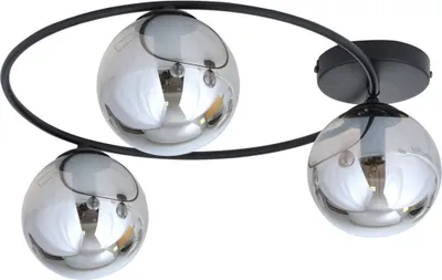 Immagine prodotto di Lampada da soffitto Emibig 3xE14 10W SOPRA con 3 paralumi color grafite 1256/3