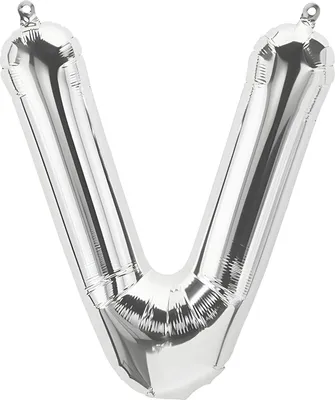 Obrázek produktu pro Folienballon Buchstabe V, silber, ca. 100 cm