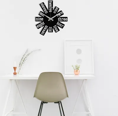 Produktbild von Opviq, Enzoclock- ENZ1420, Schwarz, Wanduhren, 48 x 48 cm, 100% Metall (Dicke: 1