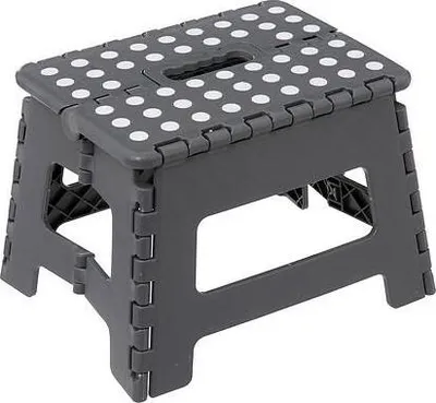 Zdjęcie produktu dla Stołek 1-stopniowy plastikowy 22 cm | SZARY