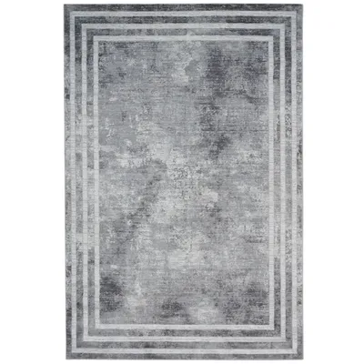 Produktbild von CONSILIO CONCEPT 160 x 230 Teppich kurzflor Wohnzimmerteppich moderne Farben modisch abstrakt Grau weich