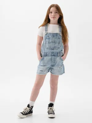 Produktbild von GAP Kinder-Jeansshorts mit Latz, Größe S