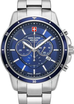 Obrázek produktu pro Swiss Alpine Military 7089.9135 Chronograph Herrenuhr 44mm 10ATM