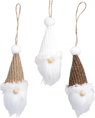 Produktbild von Weihnachtsdeko Anhänger Wichtel Figuren zum Aufhängen, 3 Stück