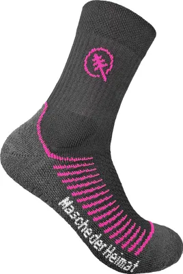 Produktbild von Miriquidi Allround Socke anthrazit fluopink, lang, 39/42