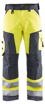 Produktbild von Blakläder Warnschutz-Bundhose, gelb / marineblau, Konfektionsgröße 56