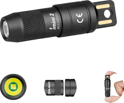 Produktbild von OLIGHT iMini 2 Mini LED Taschenlampe Schlüsselanhänger EDC USB Aufladbar