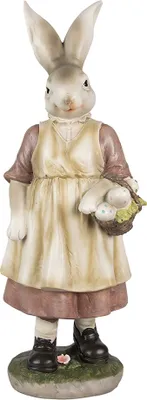 Obrázek produktu pro Clayre & Eef Figurka králíka 38 cm hnědorůžová Polyresin
