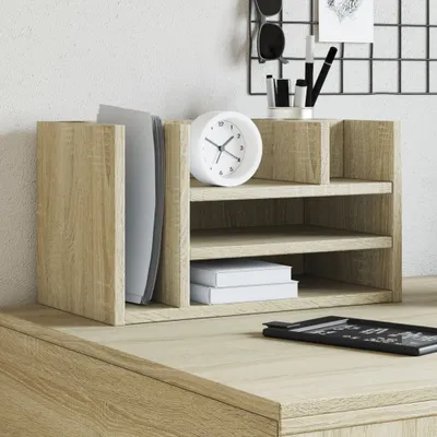 Produktbild von "im Angebot" Schreibtisch-Organizer Sonoma-Eiche 44,5x24x25 cm Holzwerkstoff - Stifthalter CC23474