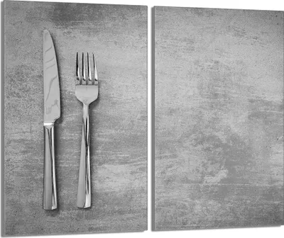 Immagine prodotto di Piastre copriforno 2 pezzi 30x52 Vetro copriforno in Vetroceramica, posate in ardesia