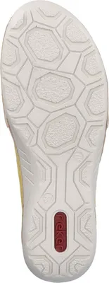 Produktbild von Rieker Damen Schnürschuh mit Lochmuster und weicher Lederdecksohle 52517, Größe:40 EU, Farbe:Gelb