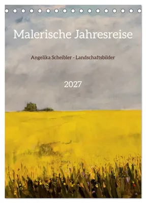 Produktbild von Malerische Jahresreise (Tischkalender 2027 DIN A5 hoch), CALVENDO Monatskalender