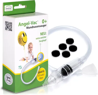 Produktbild von Nasensauger für Babys, weiche Saugspitze, manuell, einfach zu bedienen, für den Heimgebrauch