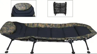 Produktbild von Angelliege MK 5 Seasons Camou Pro Deluxe 8-Bein Karpfenliege