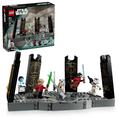 Produktbild von LEGO Star Wars Ahsoka Tanos Duell auf Peridea, Bau- und Spielset für Kinder, 5 Minifiguren der Charaktere, Geburtstagsgeschenk für Jungen, Mädchen und alle Fans ab 8 Jahren 75385