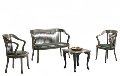 Produktbild von Büromöbel Sofa Set Sessel Couchtisch Büroeinrichtung Modern Arbeitszimmer 4tlg