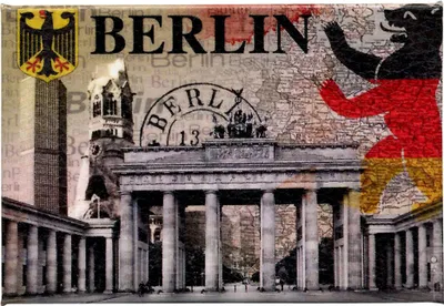 Produktbild von Magnet - Berlin - Sehenswürdigkeiten 06 - Kühlschrankmagnet