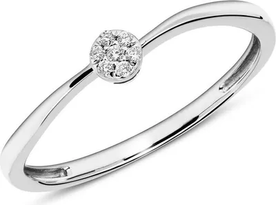 Produktbild von Diamantring 14K Weißgold (Größe: 54mm)
