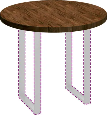 Immagine prodotto di Piano del tavolo Marrone Chiaro Ø 90 x 4 cm