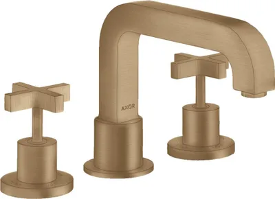 Produktbild von hansgrohe AXOR Citterio 3-Loch Wannenrandarmatur, Kreuzgriffe, 39436140
