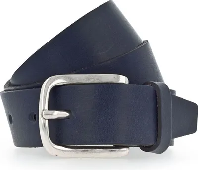 Produktbild von Vanzetti Leder Gürtel 35mm Full Leather Belt W70 Marine blau