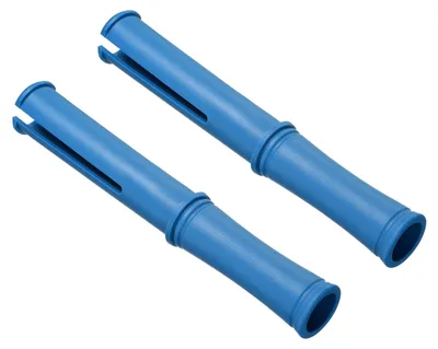 Stretchfolien-Handabroller, 2 Stück, für 3,5–3,8 cm Kerne, blau