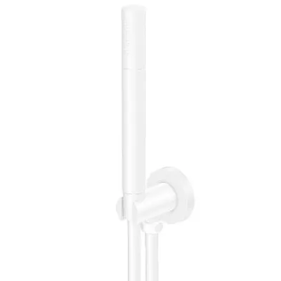 Produktbild von Steinberg Serie 100 Handbrausengarnitur mit integriertem Brauseanschlussbogen, Stabhandbrause, 1001670W