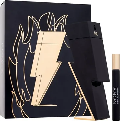 Image de Carolina Herrera Set Bad Boy Edt 100 ml Gel 100 ml Mini 10 ml@