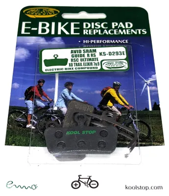 Produktbild von Kool-Stop E-Bike Bremsbeläge KS-D293E für Sram R/RS/RSC Elixir 7/9 XO Disc Pad