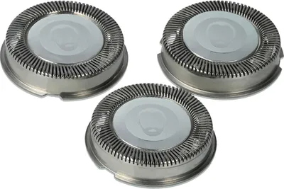 Produktbild von vhbw 3x Ersatz-Scherköpfe kompatibel mit Philips HQ3405, HQ342, HQ322, HQ33, HQ3425, HQ30, HQ300, HQ32, HQ320, HQ302, HQ304 Elektrorasierer, Silber