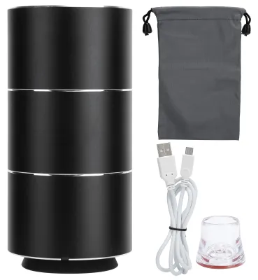 Zdjęcie produktu dla Elektryczna pompa próżniowa, przenośne, miniaturowe urządzenie do zgrzewania, czarne, z kablem zasilającym USB