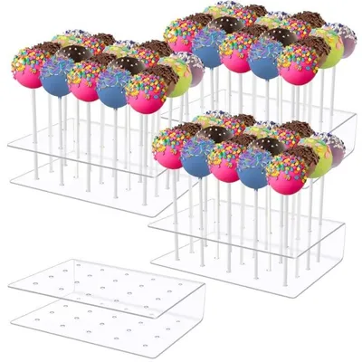 Image de Solidchoice - Lot de 4 supports pour sucettes, avec 100 bâtonnets en papier