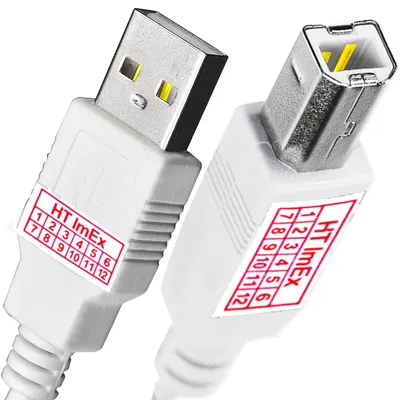 Produktbild von Weiß Drucker Scanner Anschluss USB Kabel für Kodak EasyShare Printer Dock 6000