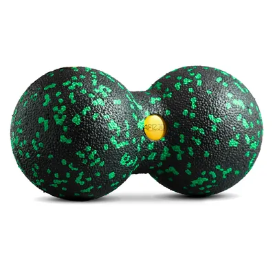 Produktbild von 4FIZJO Doppel-Massageball EPP, 8 cm, für Faszien, Triggerpunkt, Muskelentspannung, schwarz-grün