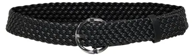Productafbeelding van ALLEEN Damen Onlthalia gevlochten tailleband met gesp, zwart/detail: zilver, maat 70