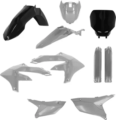 Image de ACERBIS Kit carénage 10 pièces noir/gris pour YAMAHA