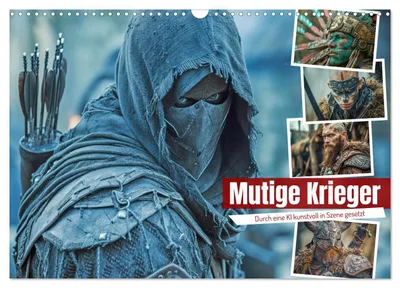 Produktbild von Mutige Krieger (Wandkalender 2027 DIN A3 quer), CALVENDO Monatskalender